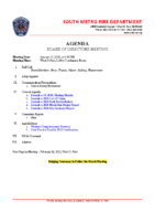 Fire Board Agenda 1-15-2025